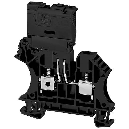 Weidmüller 2561970000 Sicherungsdurchführungsklemme 6.10 mm Schrauben Schwarz 50 St.