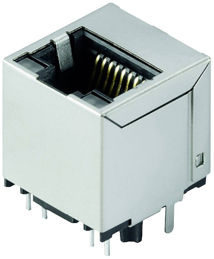 Weidmüller RJ45M R1V 1.9N4YG/YG TY 2562140000 Buchse, Einbau vertikal Polzahl Sensoren 8 Silber, Schwarz 240 St.