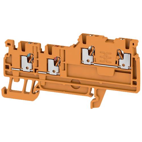 Weidmüller 2579610000 Durchgangsreihenklemme 3.50 mm Push-In-Klemme Orange 100 St.