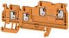 Weidmüller 2579610000 Durchgangsreihenklemme 3.50 mm Push-In-Klemme Orange 100 St.