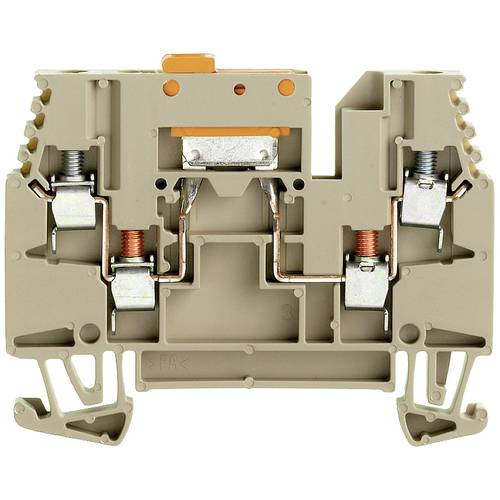 Weidmüller 2592670000 Prüftrenn-Reihenklemme Schrauben Dunkelbeige 1 St.