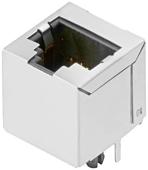 Weidmüller RJ45C6 R1V 3.2N4N TY 2634590000 Buchse, Einbau vertikal Polzahl Sensoren 8 Silber, Schwarz 1 St.