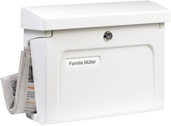 Burg Wächter Fehmarn 3888 W  Briefkasten Kunststoff Weiß