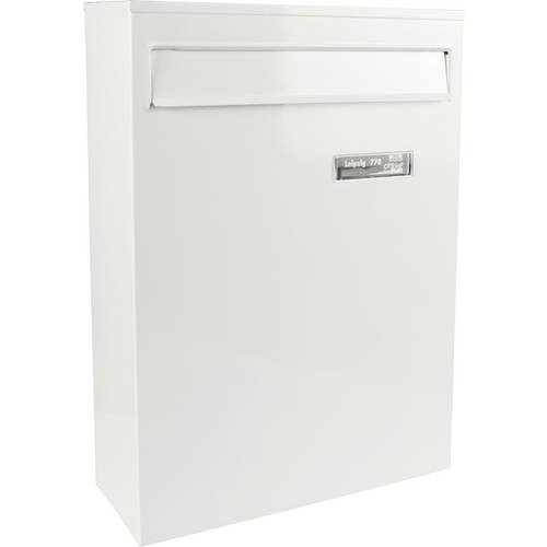 Burg Wächter LEIPZIG 778 W Briefkasten Stahlblech Weiß