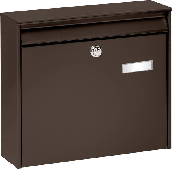 Burg Wächter POTSDAM 877 BR  Briefkasten Stahlblech Braun