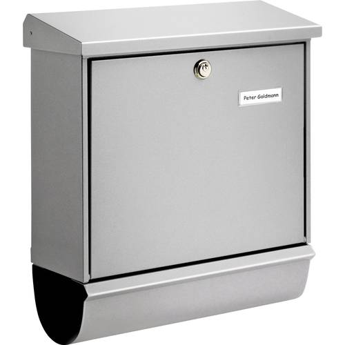 Burg Wächter COMFORT-Set 91300 SI Briefkasten Stahlblech Silber