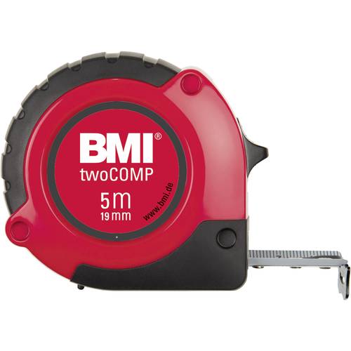 BMI twoCOMP 472541021M Maßband 5 m Stahl