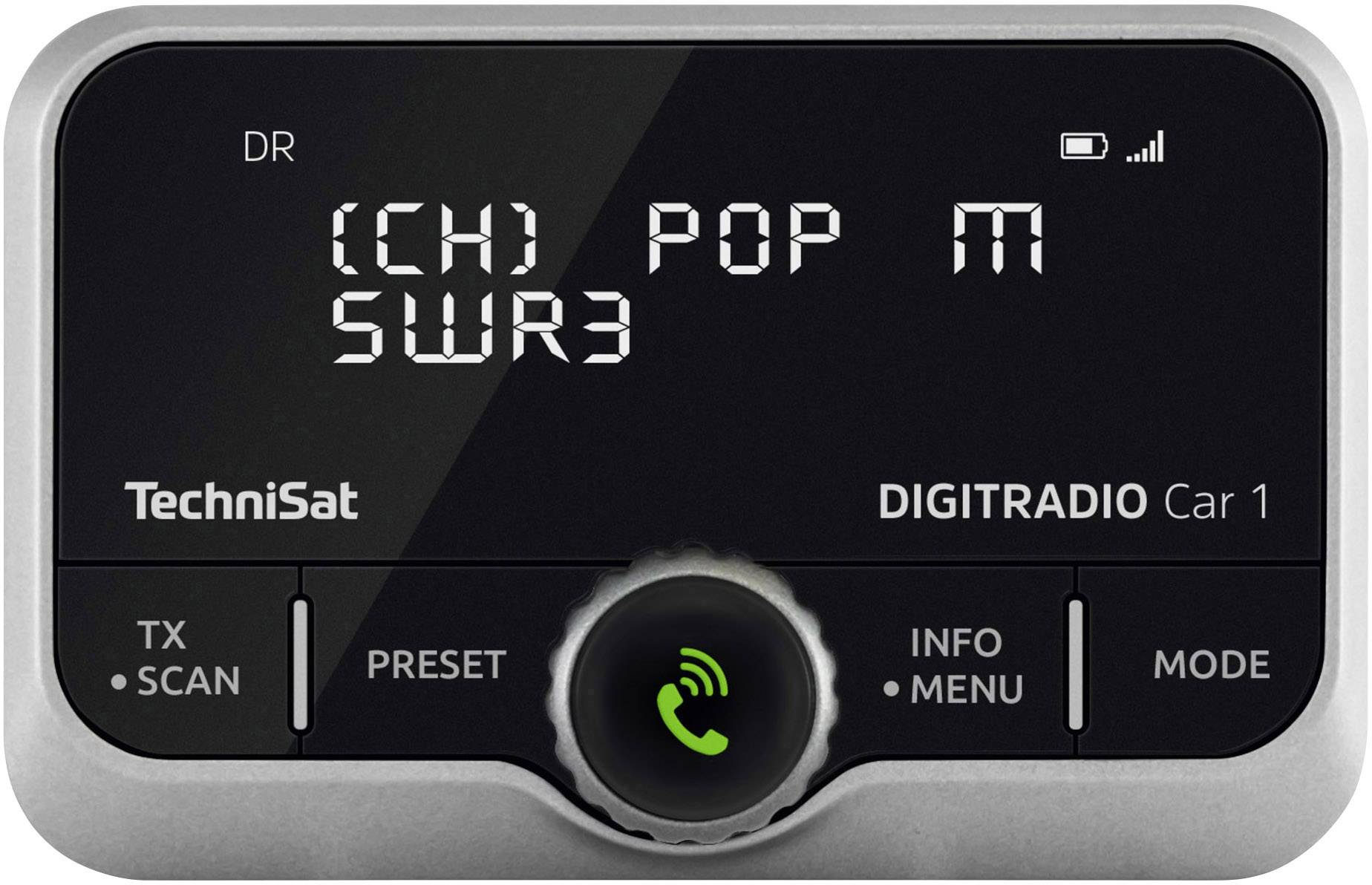 DAB+ Empfänger TechniSat DIGITRADIO Car 1 Bluetooth Musikstreaming