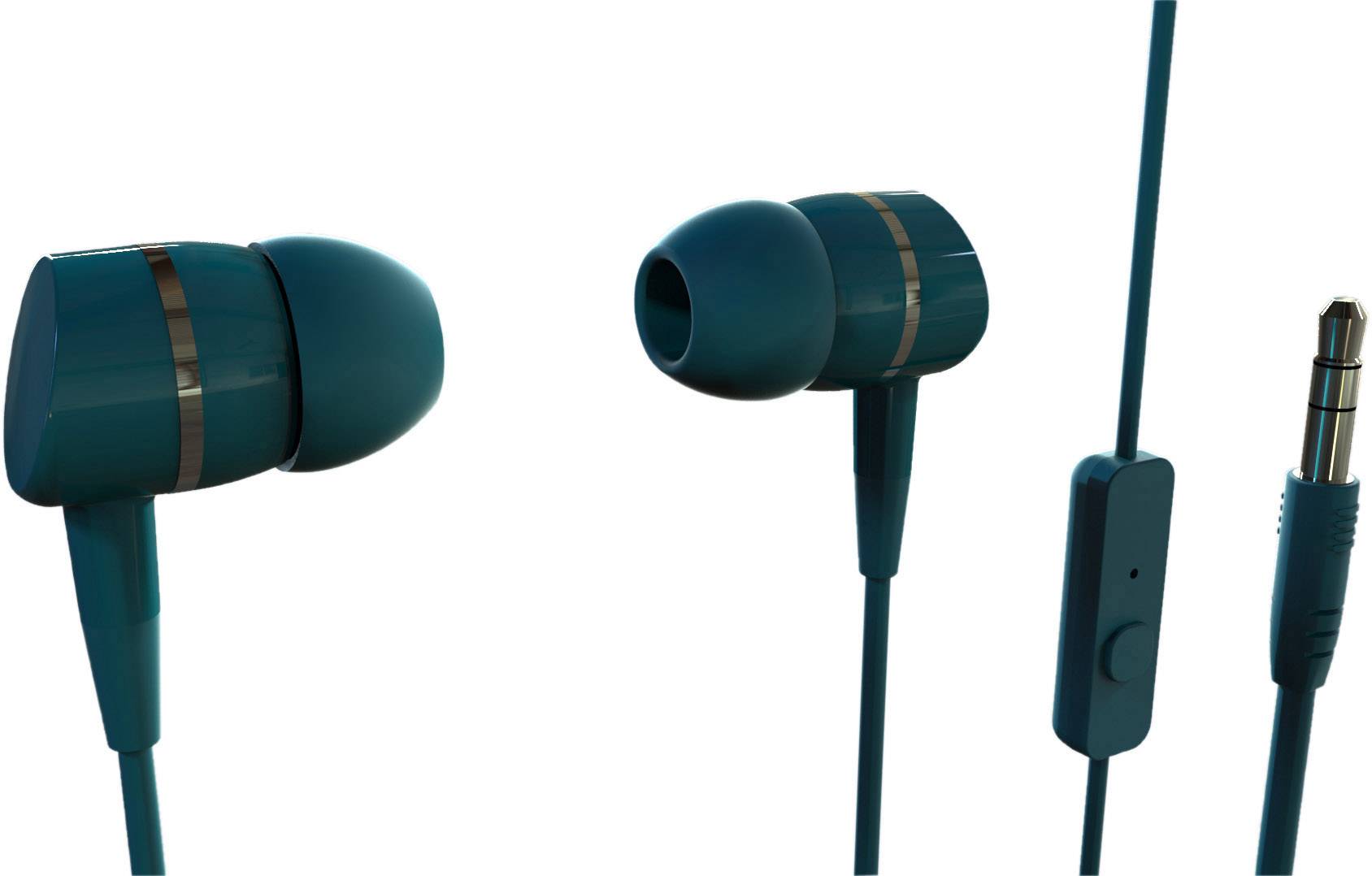 VIVANCO SMARTSOUND PETROL HiFi Kopfhörer In Ear Petrol