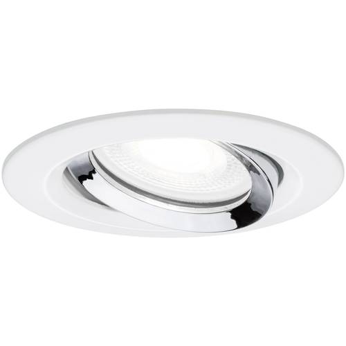 Thumbnail - Paulmann Nova Plus Bad-Einbauleuchte LED GU10 6 W IP65 Weiß (matt), Chrom