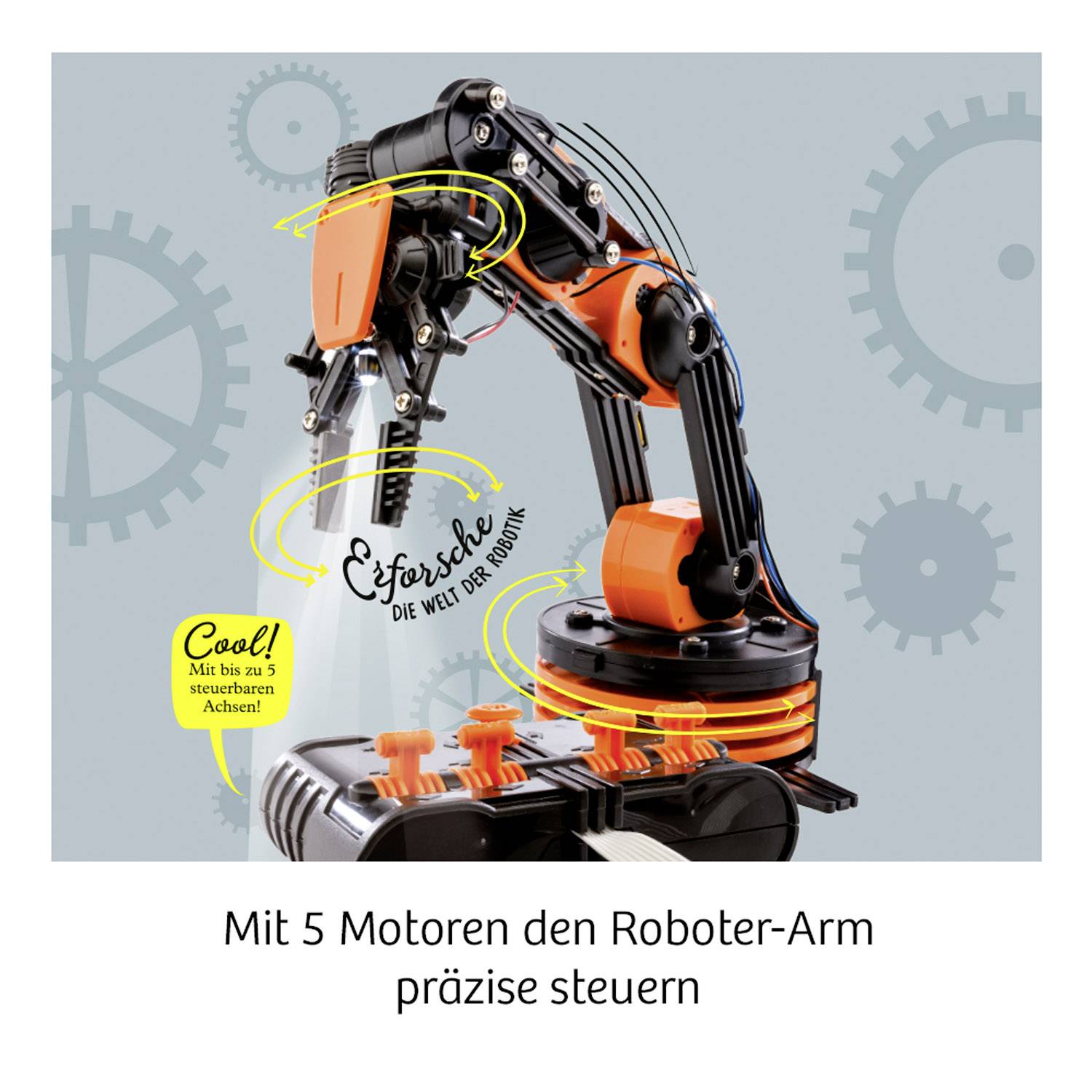 Kosmos Roboterarm Bausatz 620028-3