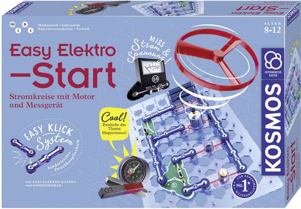 Kosmos 620547 Easy Elektro - Start Physik Experimentierkasten ab 8 Jahre
