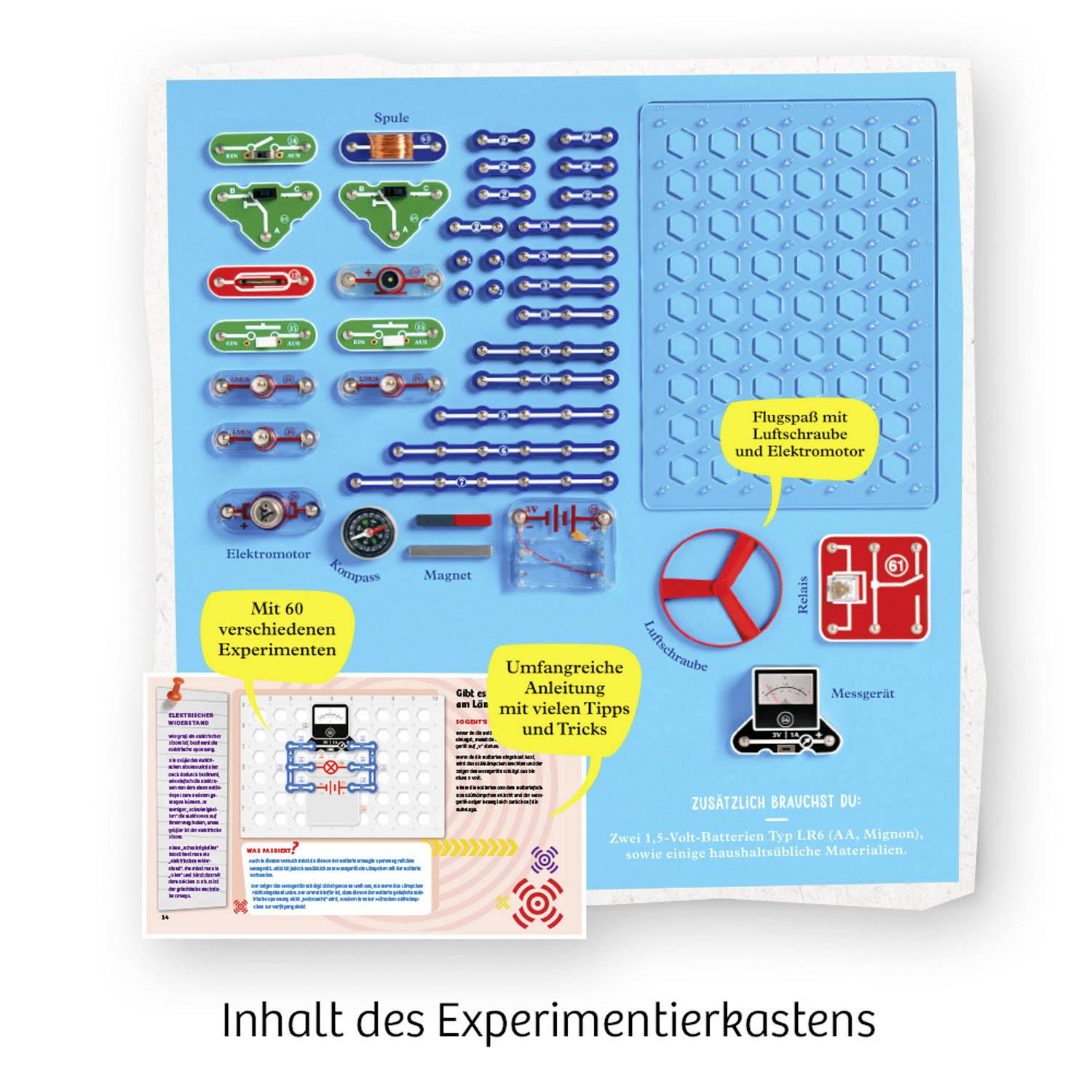 Kosmos 620547 Easy Elektro - Start Physik Experimentierkasten ab 8 Jahre-4