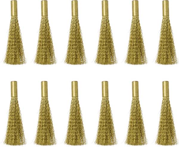 TOOLCRAFT  Messingbürste Messing  12teilig 12 St.
