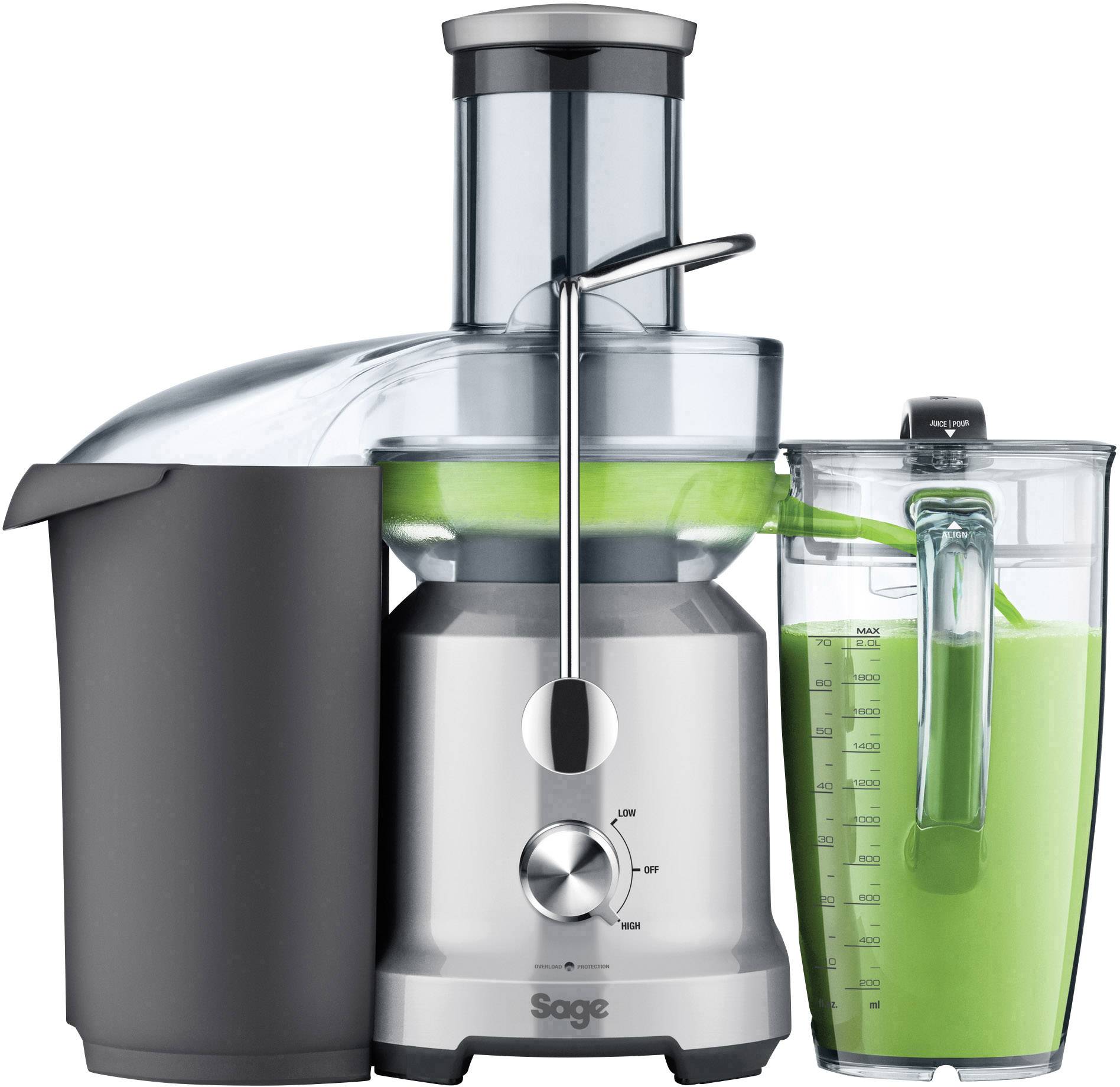 Sage SJE430SIL2CEU1 the Nutri Juicer Cold - Entsafter - 2 Liter - 1.3 kW - Silber-4