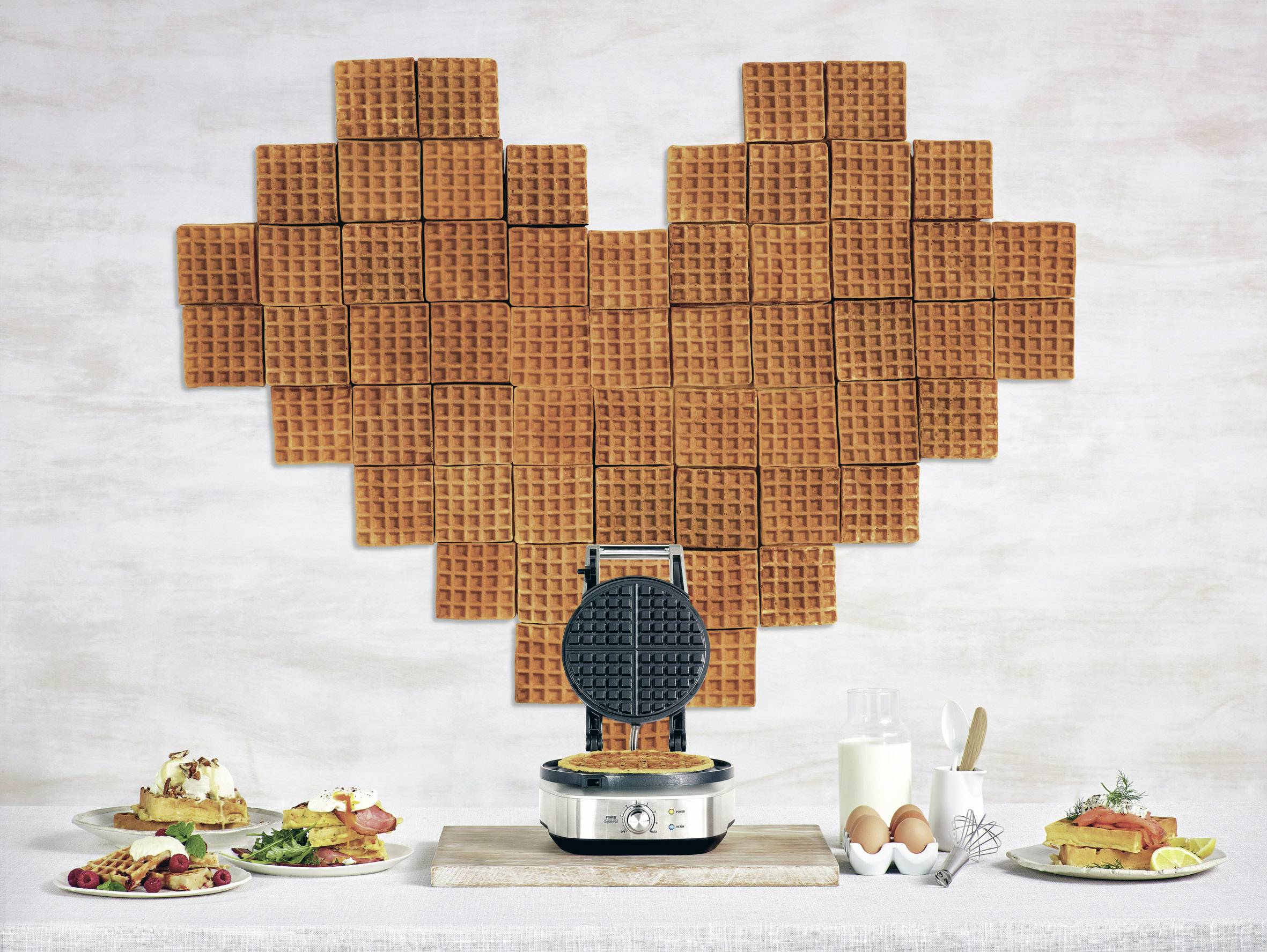 Sage SWM520BSS4EEU1 the No-mess Waffle - Waffeleisen - 900 W - gebürsteter rostfreier Edelstahl-1