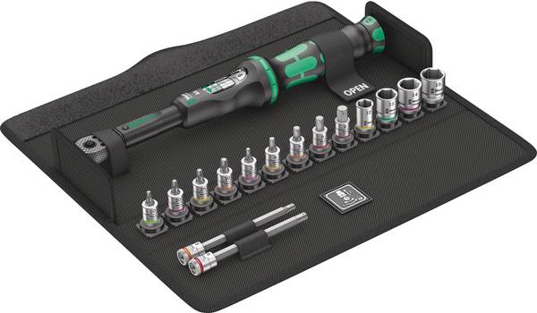 Wera Bicycle Set Torque 1 05004180001 Drehmomentschlüssel-Set ausschaltend 1/4" (6.3 mm) 2.5 - 25 Nm