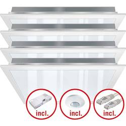 LED sada světel LED ESYLUX PNLCEL11 #EQ10122545 EQ10122545, pevně vestavěné LED, bílá