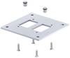 6290416 Bodenplatte ISS160160BP 250 mm Weißaluminium 1 St.