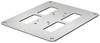 6290134 Bodenplatte ISSBP140110WA 210 mm Weißaluminium 1 St.
