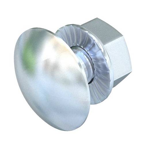 OBO Bettermann FRS 10X25 G 6407521 Flachrundschraube 10 mm 25 mm Stahl 50 St.