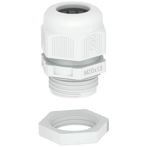 OBO Bettermann 2022764 Kabelverschraubung 1.5 mm Kunststoff, PA Lichtgrau 50 St.