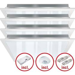 LED sada světel LED ESYLUX PNLCEL11 #EQ10122644 EQ10122644, pevně vestavěné LED, bílá