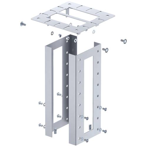 6290436 Deckenbefestigung ISS160160DB WA Weißaluminium 1 St.