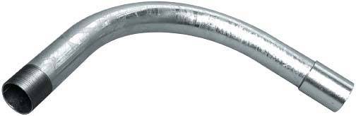 Fränkische Rohrwerke 20460025 Bogen EN25 204 cm Natur 1 St. Halogenfrei