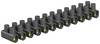 OBO Bettermann 2056380 Reihenlüsterklemme flexibel: - starr: 10-10 mm² Polzahl: 12 10 St. Schwarz