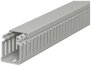 Deckel grau RAL7030 2x 1m Verdrahtungskanal 37,5 x 25 mm HBT incl