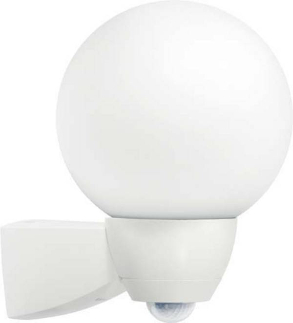 ESYLUX AL P Garda 130 ws EL10026133 Wandleuchte mit Bewegungsmelder E27   Glühlampe Weiß