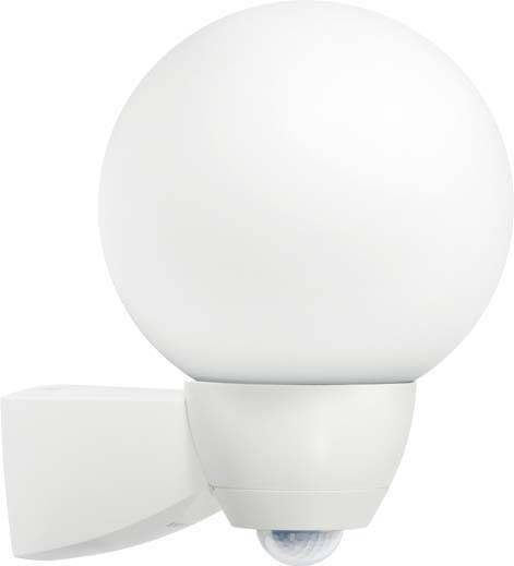 ESYLUX AL P Garda 130 ws EL10026133 Wandleuchte mit Bewegungsmelder E27 Glühlampe Weiß