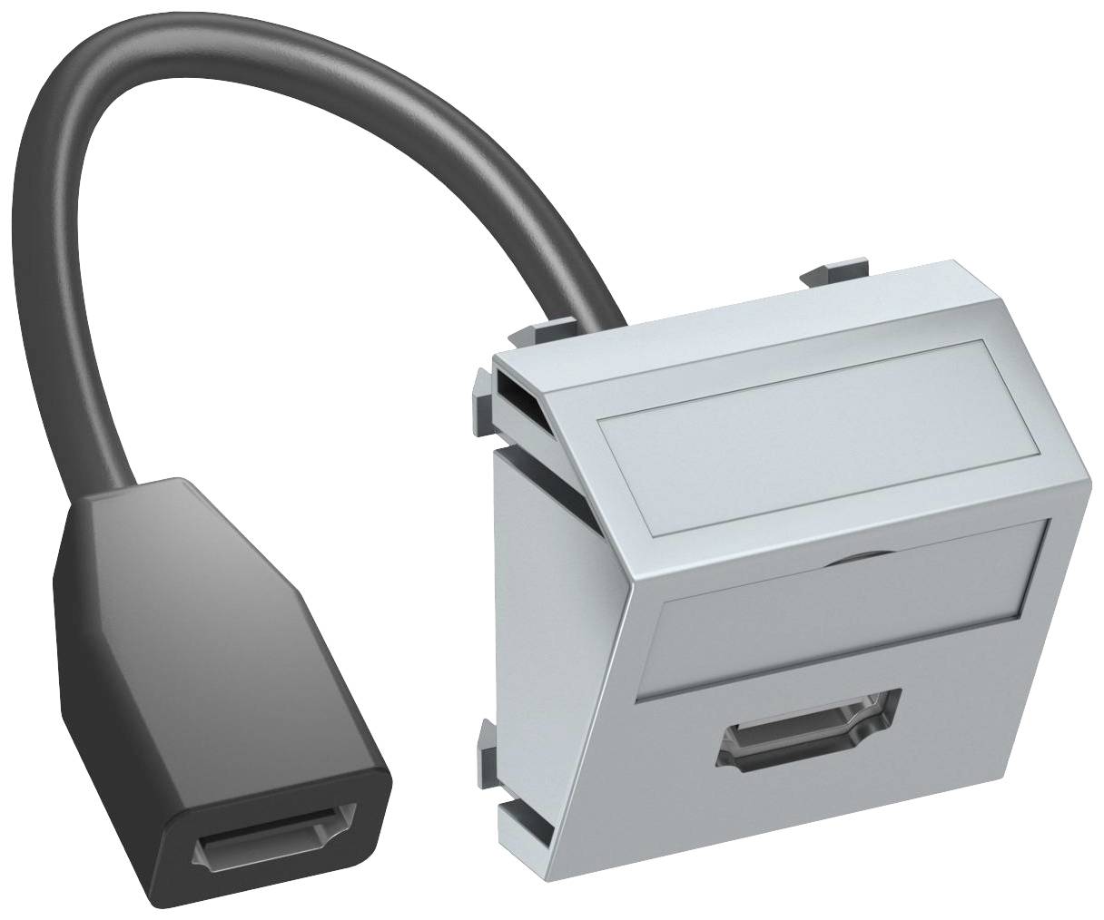 OBO Bettermann 6104844 Abdeckung Multimediaträger (B x H x T) 45 x 45 x 26 mm 1 St. Aluminium