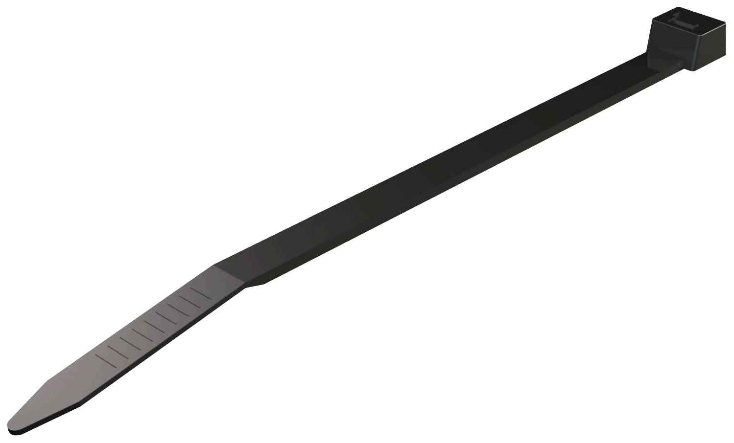 OBO Bettermann 2331918 565 7.6x300 SWUV Kabelbinder 300 mm 7.6 mm Schwarz 100 St.