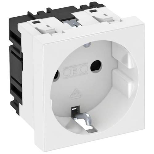 OBO Bettermann 6120008 Geräteeinsatz Steckdose (B x H x T) 45 x 45 x 42 mm 1 St. Weiß