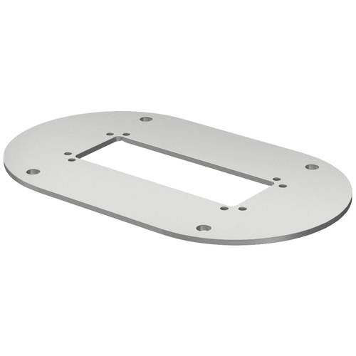 6290124 Bodenplatte ISSBP70140WA 205 mm Weißaluminium 1 St.