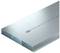 Metallisch glänzendes flaches Bauteil, Teil eines Schaltsystems mit Aufdruck 'OPT1 Switch Code'.