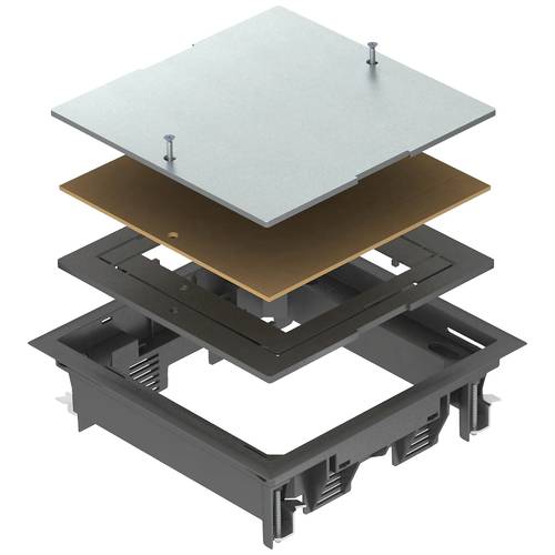 OBO Bettermann ZES4-2 U10T 9011 Zugdoseneinsatz