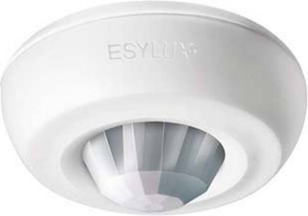 ESYLUX EB10430848 Aufputz Decken-Bewegungsmelder 360 ° Relais Weiß IP40