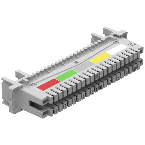 OBO Bettermann 5084008 OBO Anschlussleiste LSA-A-LEI 10Doppeladern für LSA plus Grau Inhalt: 1 St.