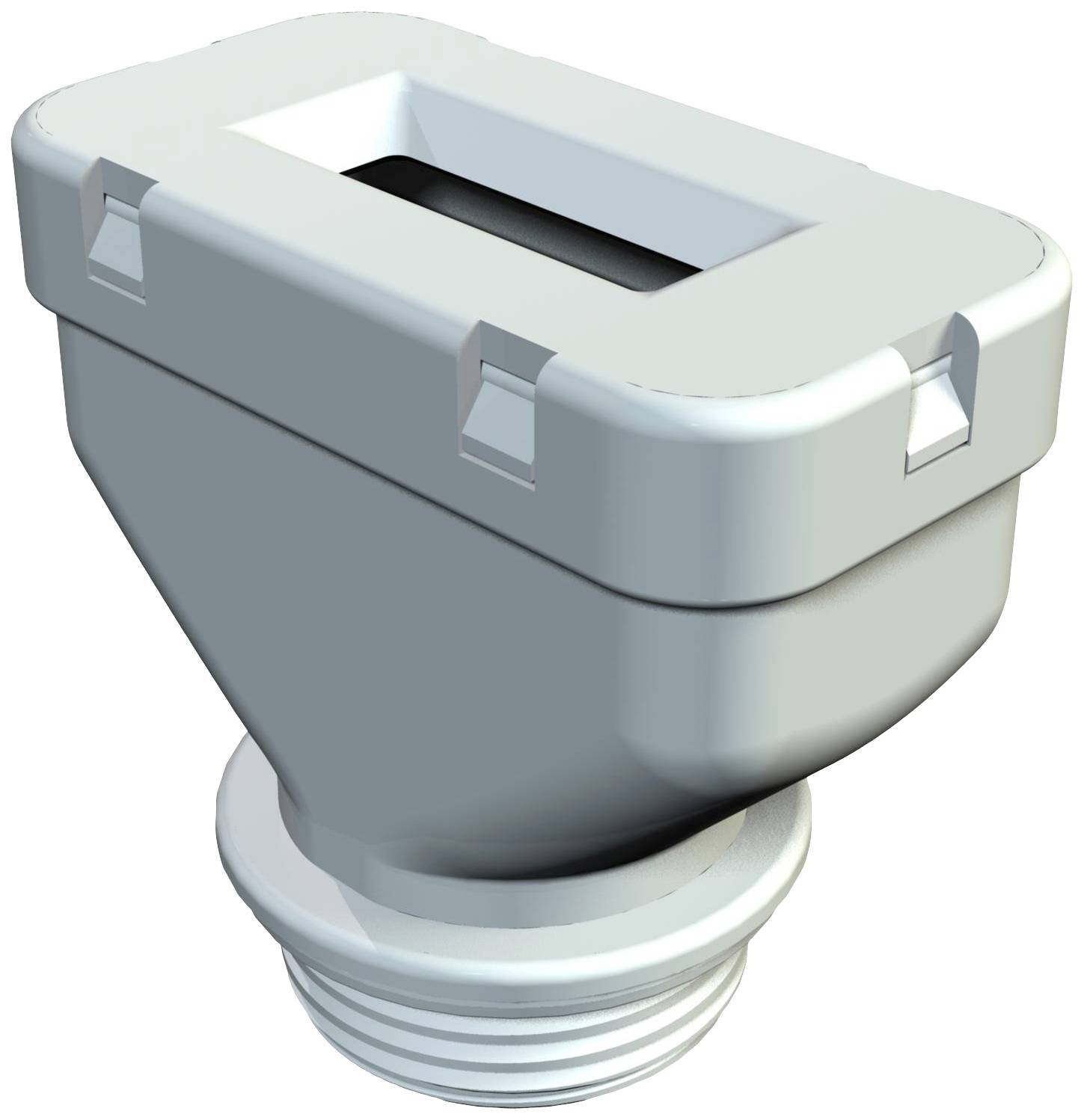 OBO Bettermann 2012839 Flachkabelverschraubung Kunststoff Dunkelgrau 25 St.