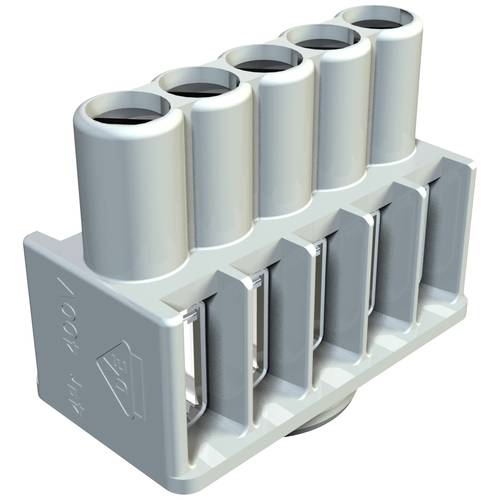 OBO Bettermann 2016180 KL-T 01-04 Klemmleiste flexibel: - starr: 1-4 mm² Polzahl: 5 10 St. Grau