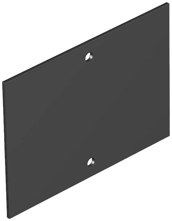 OBO Bettermann T4B P0S2 9011 Abdeckplatte