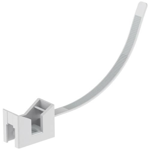 OBO Bettermann 2332794 Verdrahtungskanal Kabelbinderhalter 100 St. Grau