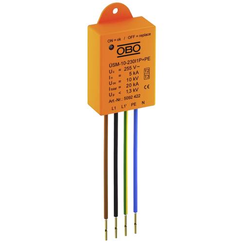 OBO Bettermann 5092422 ÜSM-10-230I1P+PE Überspannungsschutz-Modul 5 kA 1 St.