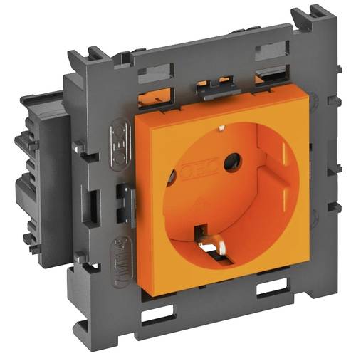 OBO Bettermann 6120414 Geräteeinsatz Steckdose (B x H x T) 86 x 76 x 42 mm 1 St. Orange