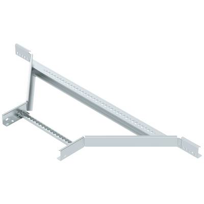 Metallträger zeigt ein L-förmiges Design mit mehreren perforierten Streben, wahrscheinlich für strukturelle oder industrielle Befestigungen.