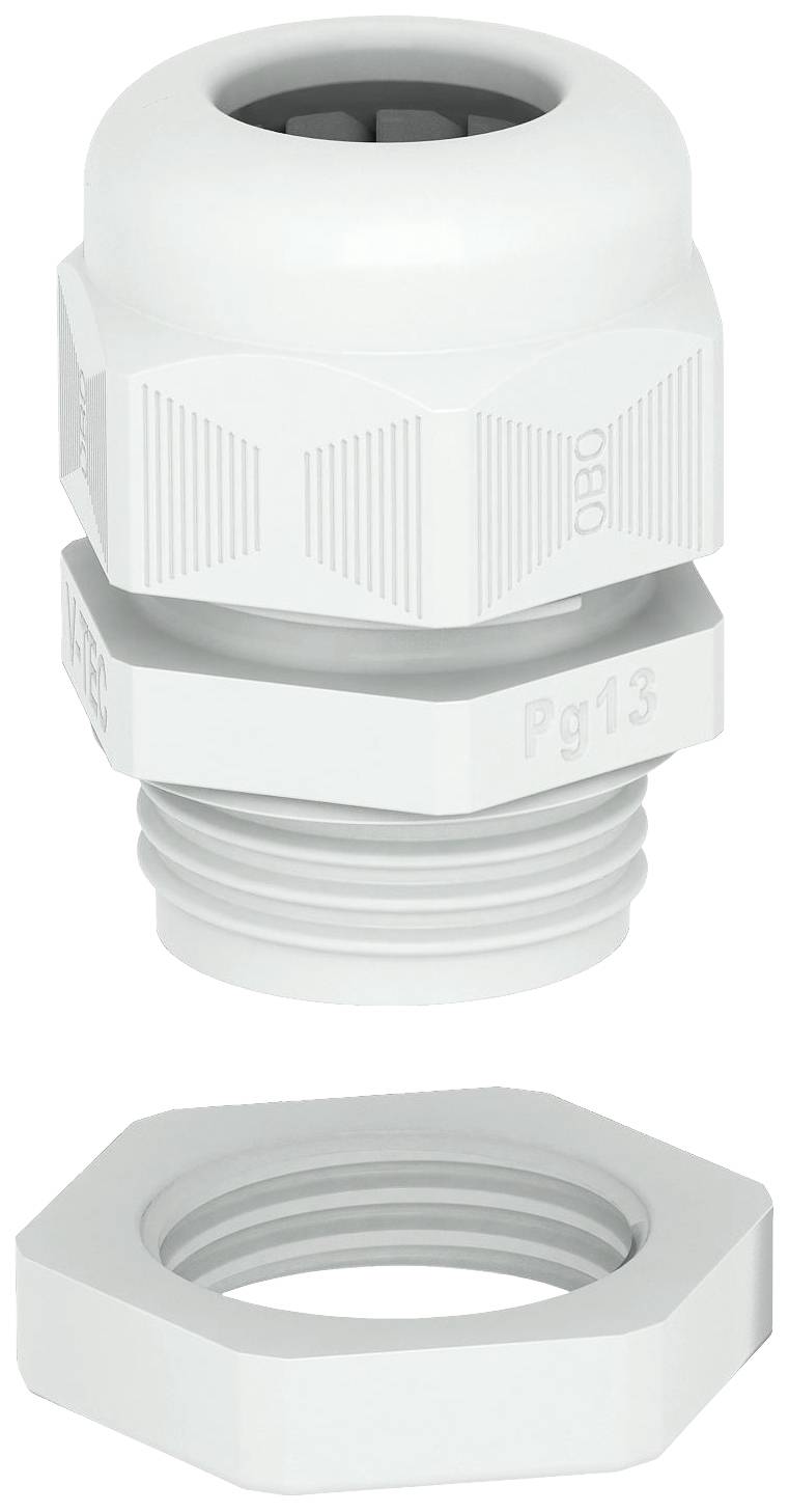 OBO Bettermann 2024669 Kabelverschraubung Kunststoff, PA Lichtgrau 1 St.