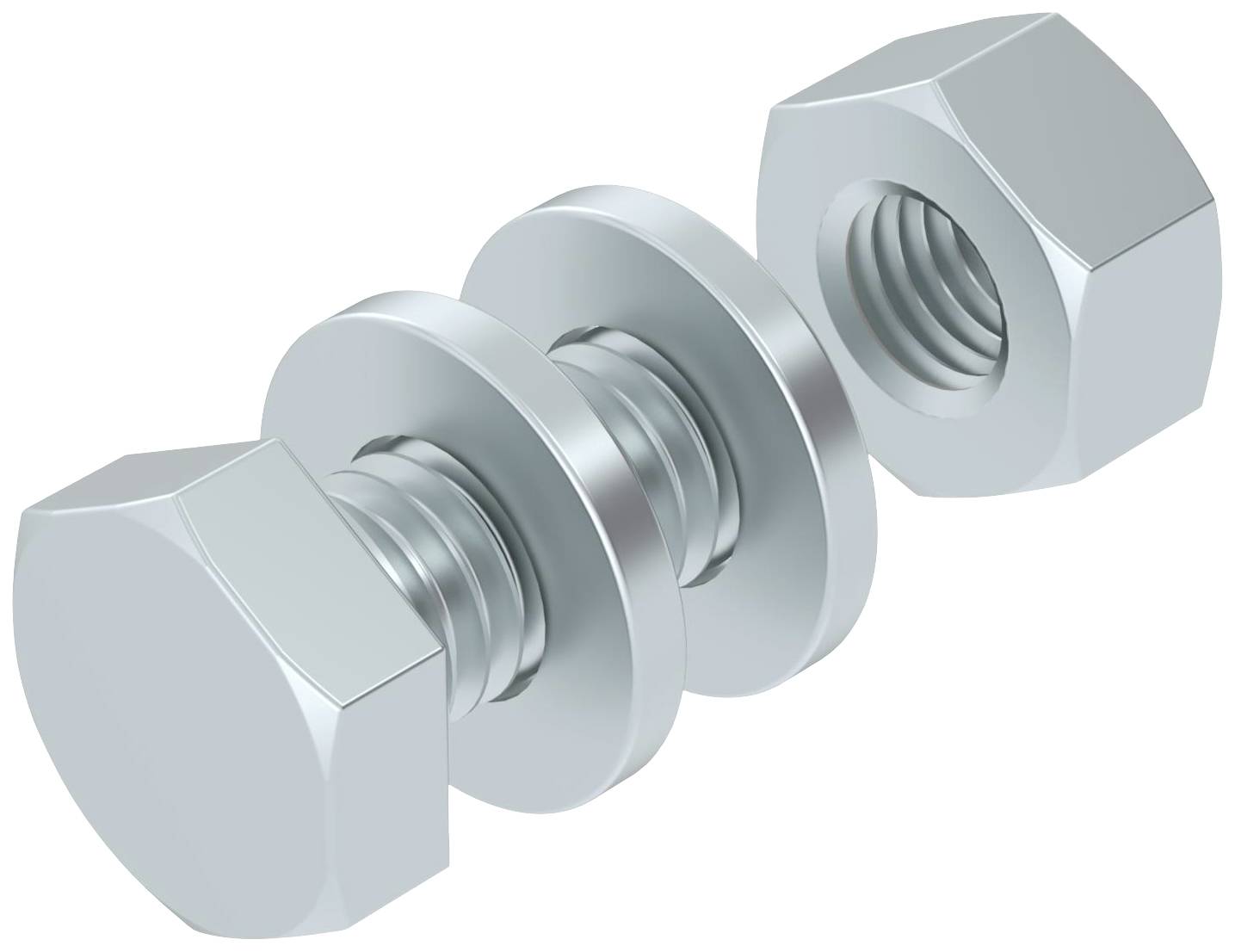 OBO Bettermann SKS 6X12 F 3156494 Sechskantschraube 6 mm 12 mm Stahl feuerverzinkt 100 St.